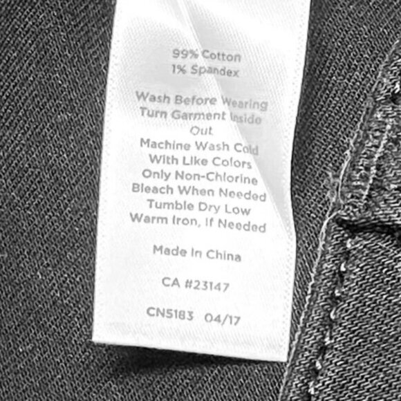 Talbots Flawless Jeans Women's 8 Black Denim High Waist Modern Ankle Raw Hem NWT - Picture 10 of 14